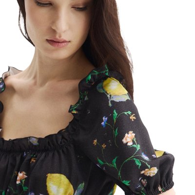 THE STAMPA RAMAGE BLOUSE